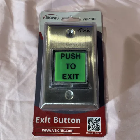 Visionis VIS-7000 Green Square Request to Exit button for Door Access Control