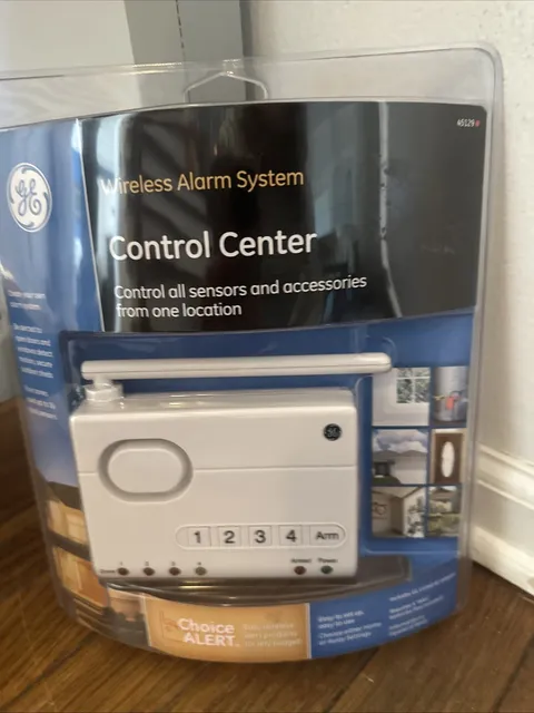 New GE Wireless Alarm System Control Center Kit 45142 Choice Alert Security