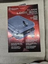 Hornady XLarge Lock Box 16 Gauge Steel TSA Approved Portable 10x7x2