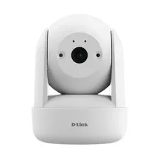 D-Link 2K Pan & Tilt Wi-Fi Camera w/ 360 Degree View, Full 1296p White 