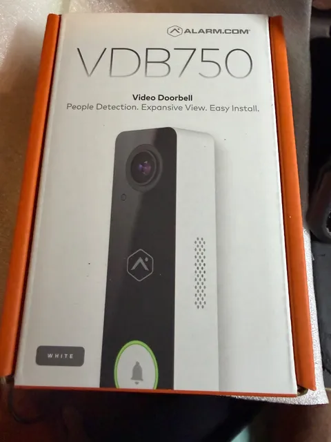 NEW Alarm.com VDB750 Video Doorbell - White (ADC-VDB750) b3
