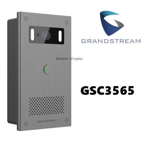 Grandstream GSC3565 Smart Outdoor Single Button Audio Video Intercom Door System