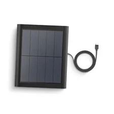 Solar Panel (2nd Generation), 4W for Outdoor Cam Plus, Outdoor 1 Solar Black