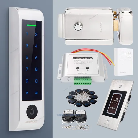 HOMSECUR Weatherproof IP66 APP WIFI Password RFID Access Control Anti-Tamper