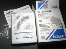 NUTONE IS-335WH RADIO INTERCOM 5" INSIDE SPEAKER