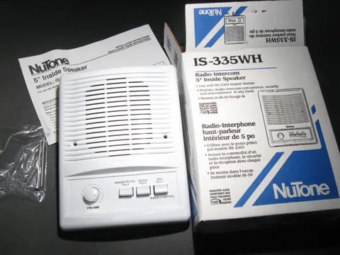 NUTONE IS-335WH RADIO INTERCOM 5" INSIDE SPEAKER