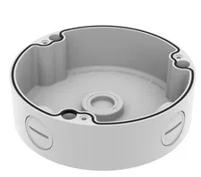Hanwha Back Box with Knockouts for Dome Cameras, White - SBV-136BW