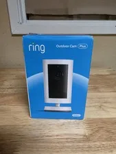 New & Sealed Ring: 2025 OUTDOOR CAM PLUS, Battery, Wide-Angle 2K 1080p HD White