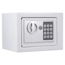 Fireproof Small Safe Box Digital Electronic Security Safe Box White