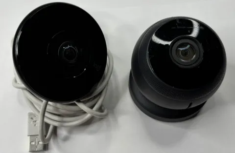Lot of 2 Logitech Security Cameras - FOR PARTS (UNTESTED)
