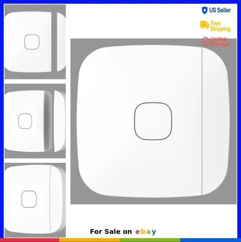Smart Wi-Fi Window Door Alarm Sensor White Security Alerts Phone App Easy