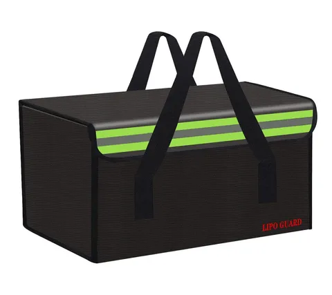 14.2"x7.9"x7.9" Ebike Battery Safe Bag Fireproof Charging Bag Large Capatity ...