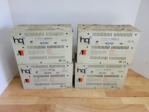 Lot of 4 hybrid quest MDVR angeltrax modular recording system HC Series Untested