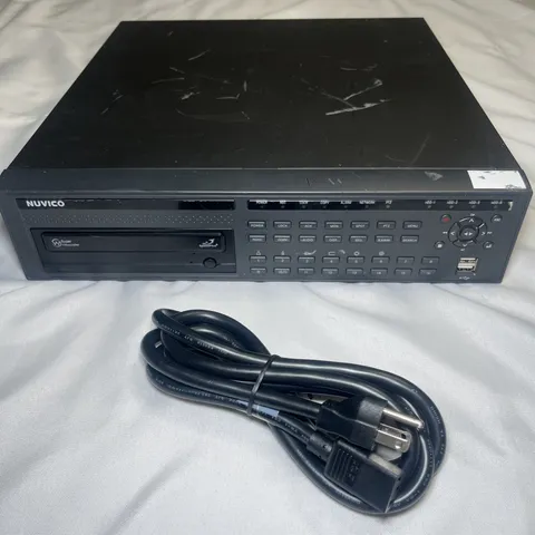 Nuvico DVR Surveillance Security System ED-P1600 16-Channel w/ Cord Powers On