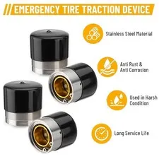 1.98" Trailer Wheel Bearing Protectors, Stainless Steel Axle Bearing w/Dust Cap