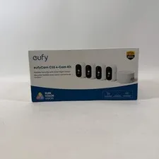 New Eufy C35 4-Cam Night Vision White E8110123