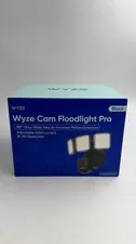 WYZE Cam Floodlight Pro 2.5K QHD Outdoor Wi-Fi Smart Security Camera - Black