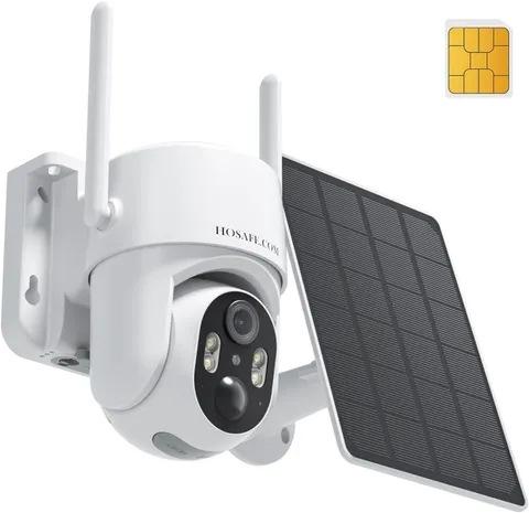 4G LTE Cellular Security Camera No Internet Needed,2K Solar No WiFi Security Cam