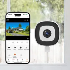 Window Camera, 5/2.4Ghz Wifi Cameras for Home Security, Human Detection, 24/7 Re