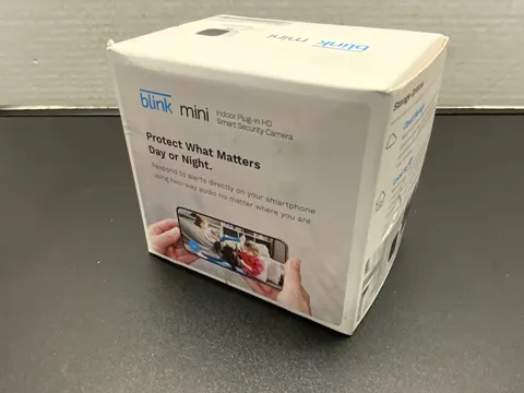 Blink Mini Indoor Plug-In Live HD Smart Security Camera (New in Box)
