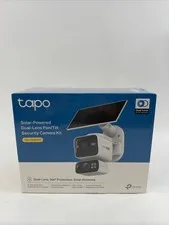 Tapo C645D 4K Wireless Outdoor Camera w/ Solar Panel – 360° Pan, VistaCam 360