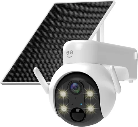 Geeni Insight 3MP Smart PTZ Solar Security Camera – Auto-Follow Motion Tracking,