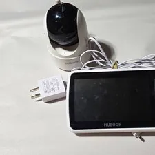 HUBOOK Wireless Indoor IP Security Camera w/ Monitor, Wall Plug-In, 1 Cam