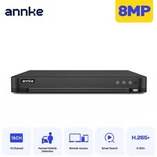 ANNKE 5IN1 4K 16CH DVR 8MP Security CCTV Video Recorder Human Detection H.265+
