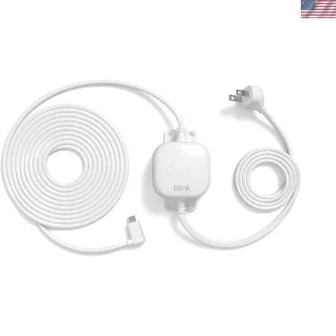 Outdoor-Ready 13ft Power Adapter for Mini 2, 4 & 2K+ Devices - Stylish White
