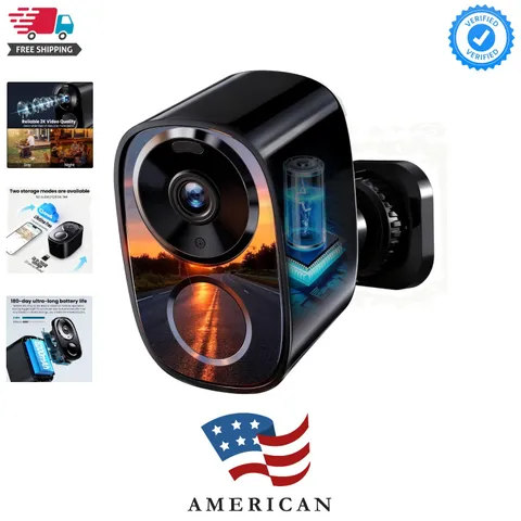 2026 Enhanced 2K UHD Security Cameras Wireless Outdoor – Free Cloud & SD Stor...