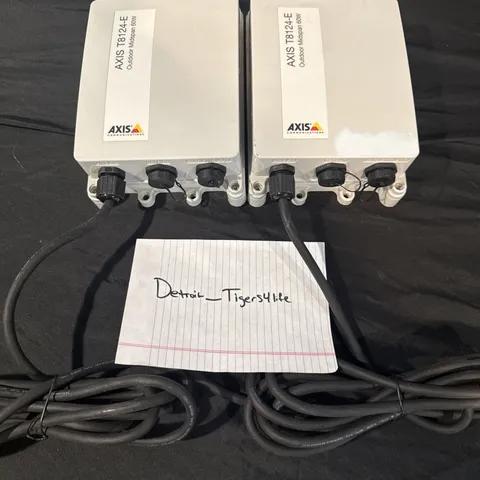 QTY (2) - Axis T8124-E Outdoor Midspan 60W 5031-244, -40°C to 50°C Open Box NEW 