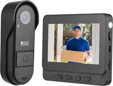 4.3 Inch IPS Screen Wireless Doorbell with Camera Outdoor IP65 Waterproof 1080P