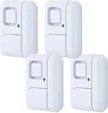 GE Personal Security Window & Door Alarm 6 Pack 120dB Battery Operated 45982 NEW