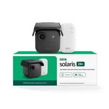 Blink - Solaris 2K+ Solar-powered wireless smart security camera, runs in a...