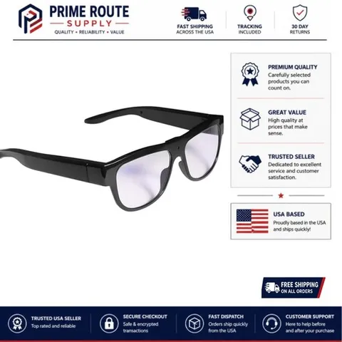 Portable HD 1080p Recording Glasses with Built-in Memory for Adventurous Souls
