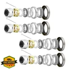 Misakomo Trailer Bearings Kit L68149/L44649 for 3500lbs Axles 4 Sets