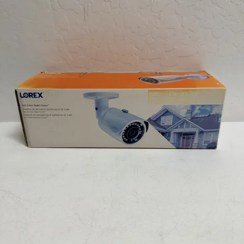 Lorex 5MP Super HD IP Security Bullet Camera Color Night Vision E581CB-E NEW