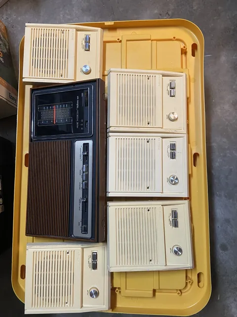 Nutone Vintage Radio and Intercom System And Speakers