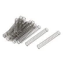 0.6Mmx7mmx50mm Stainless Steel 304 Compression Silver 20pcs.