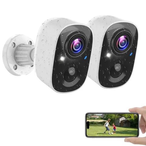 Vicohome Security Cameras Wireless Outdoor, 2K Battery Powered WiFi Cameras f...