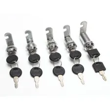 Thread Cam Lock for File Cabinet Mailbox Drawer Cupboard Desk Locker + 2 Keys