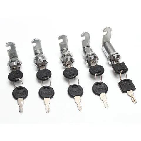 Thread Cam Lock for File Cabinet Mailbox Drawer Cupboard Desk Locker + 2 Keys