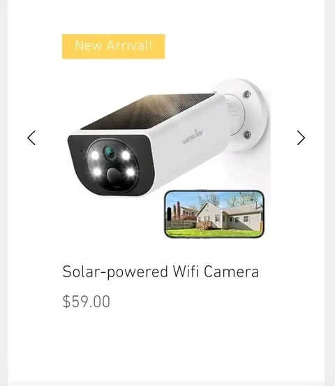 AOQEE 2K Solar Security Camera 3MP Outdoor Wireless WiFi Continuous Charge Multi