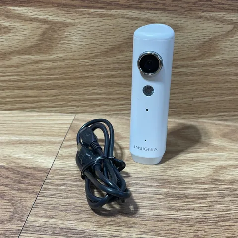 Insignia WiFi Camera Motion Detection Records 2-Way Audio NS-CH1IPC8 - White