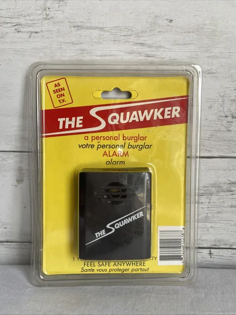Vintage The Squawker Personal & Home Security Alarm - As Seen On TV Nurse Jogger