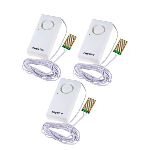Topvico Water Leak Detectors For Home Basements Sump Pump Under Sink Moisture