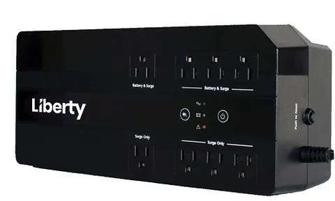Liberty Uninterruptible Power Supply, 450 VA Standby, 8 outlets-#LUPS-SB450D