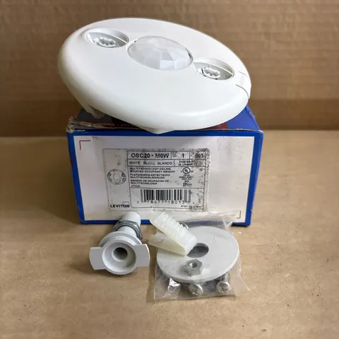 NEW IN BOX: Leviton/ Wattstopper OSC20-M0W Ceiling Mount Occupancy Sensor. White
