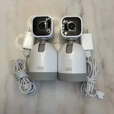 Blink Mini 1080p Wi-Fi Rotating Indoor IP Security Cameras 2-Pack w/Stands Cords