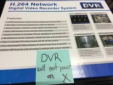 POLICE MOBILE DVR DIGITAL VIDEO CAMERA RECORDER 12V DC BROKEN NOT WORKING PARTS